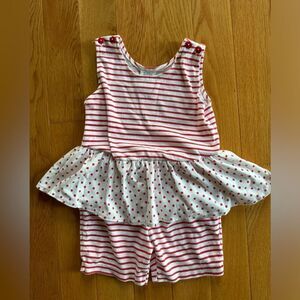 VINTAGE TODDLER GIRL ROMPER SIZE 5
